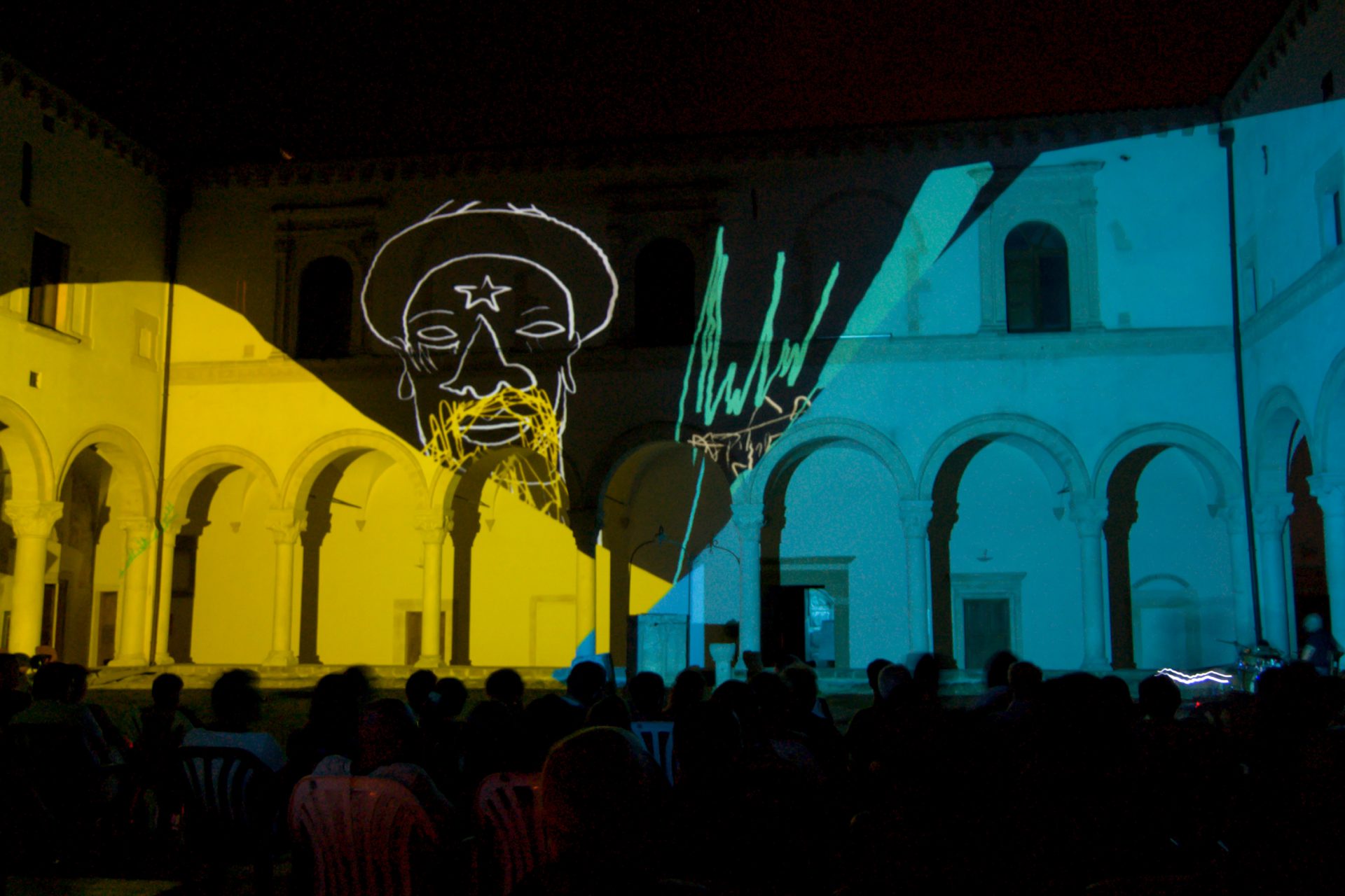 Oscure Luci Colorate — Chiostro di San Michele Arcangelo/Montescaglioso, Matera, 2012